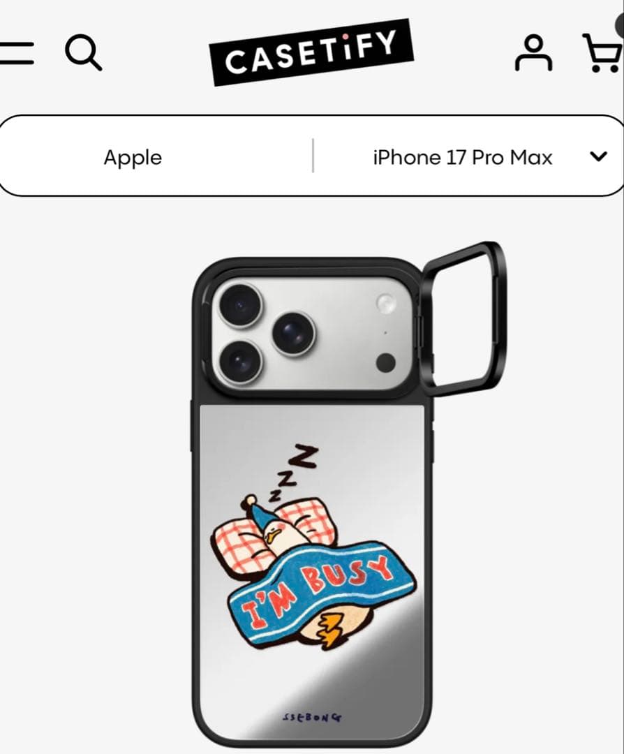 新品未使用　iPhone 17 Pro Max ケース ケースティファイ