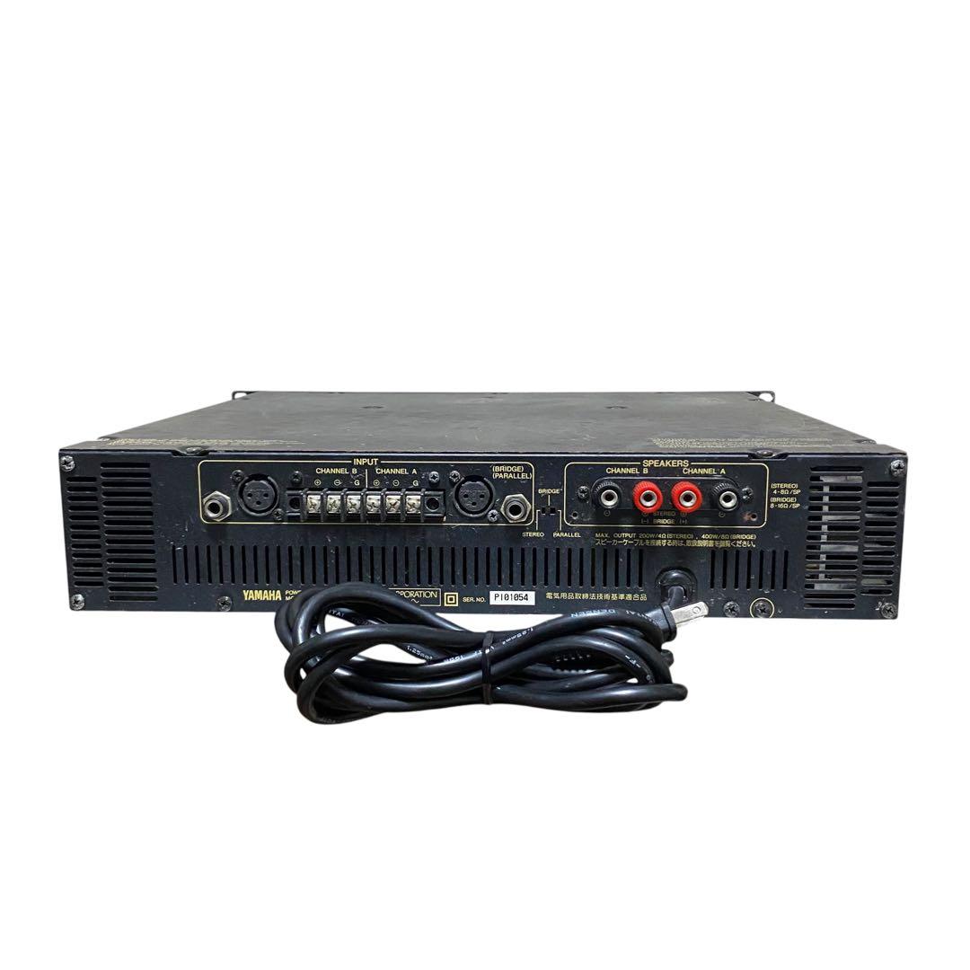 【動作品】YAMAHA P1600 パワーアンプ　業務用