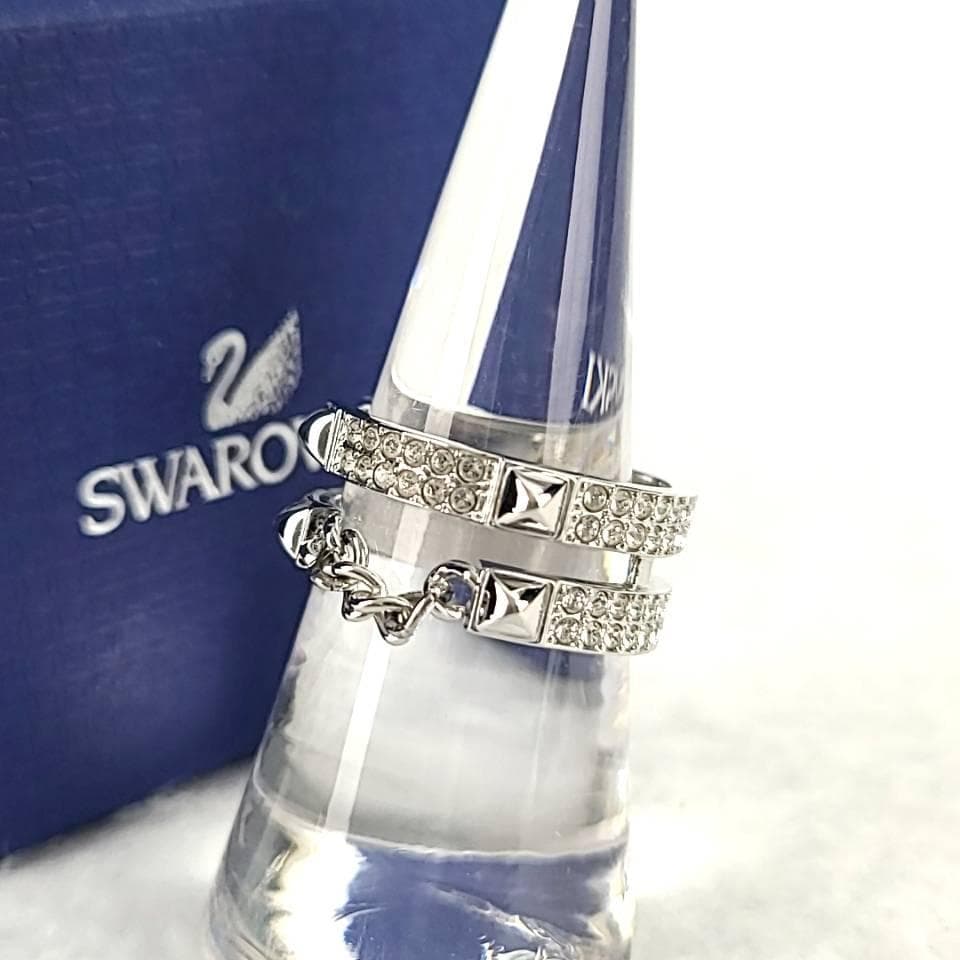 ◆極上品◆スワロフスキー　指輪　FICTION　58　約17号　箱つき