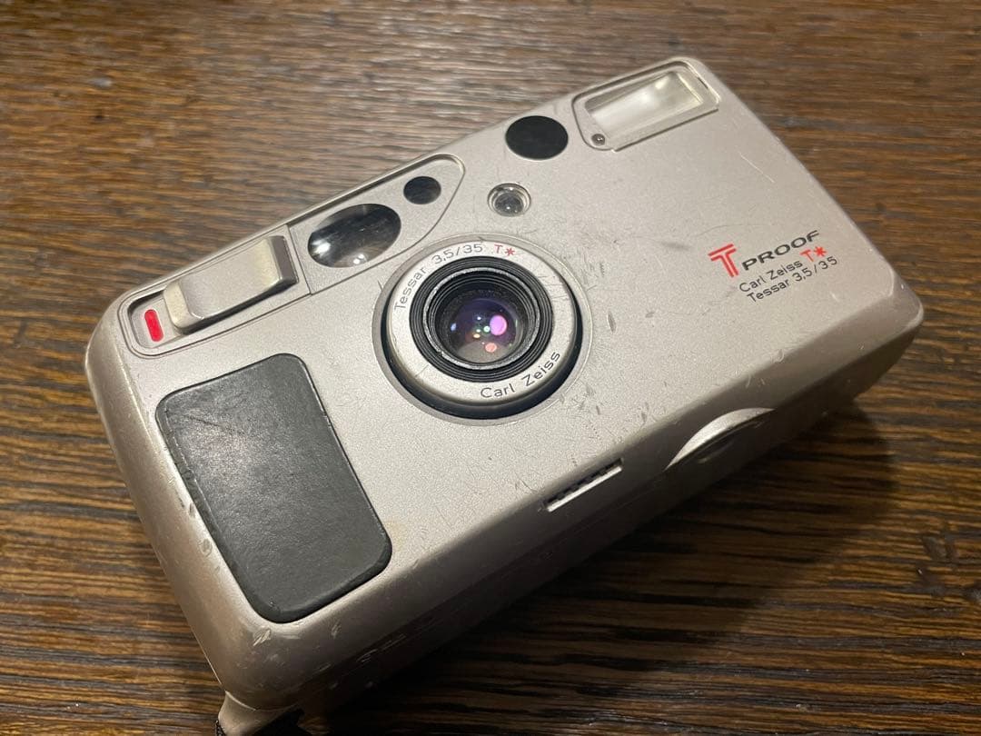 フィルムカメラ KYOCERA TPROOF carl zeiss tessar 3.5/35