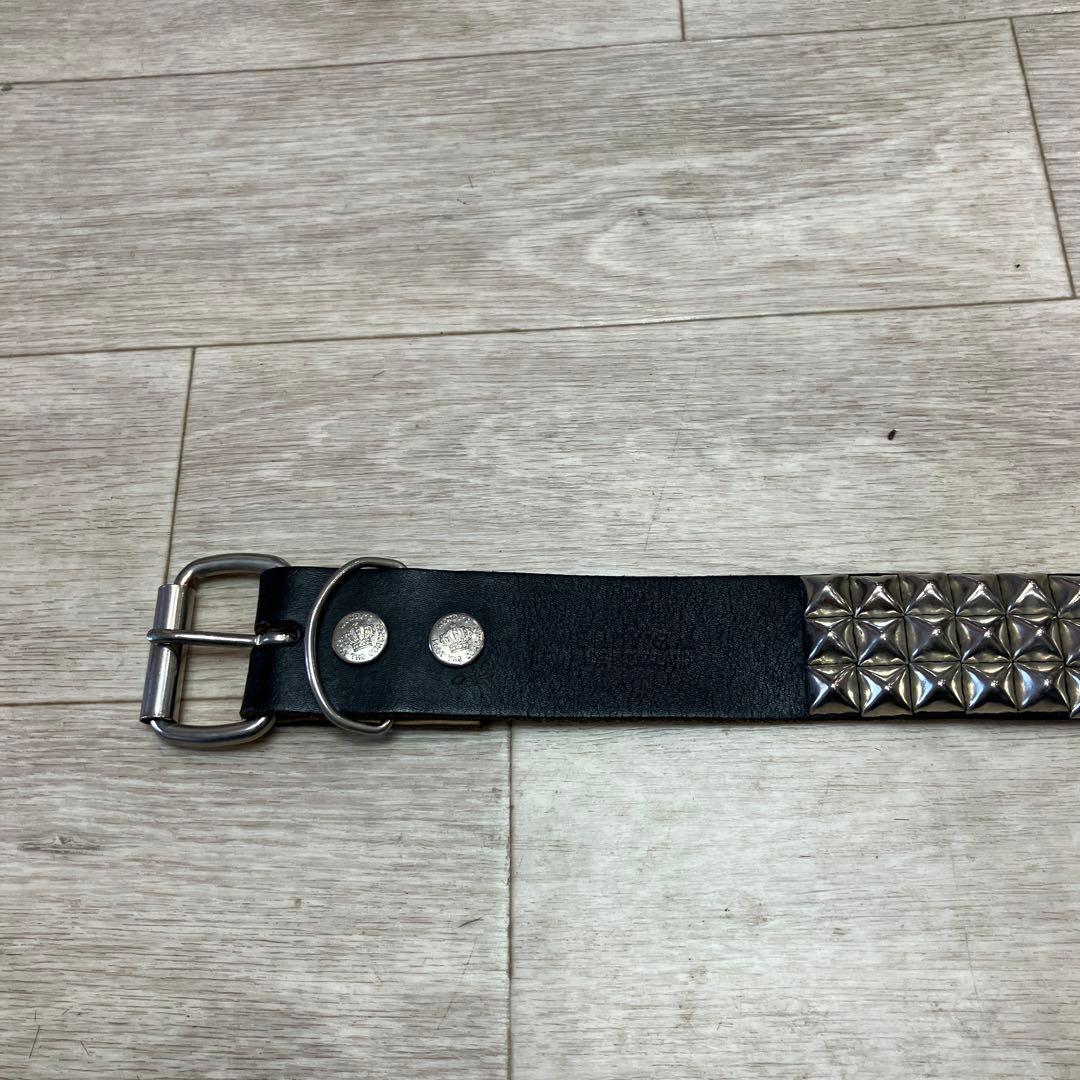 最終価格WENDY'S Xfootthecoacherスタッズレザーブベルト