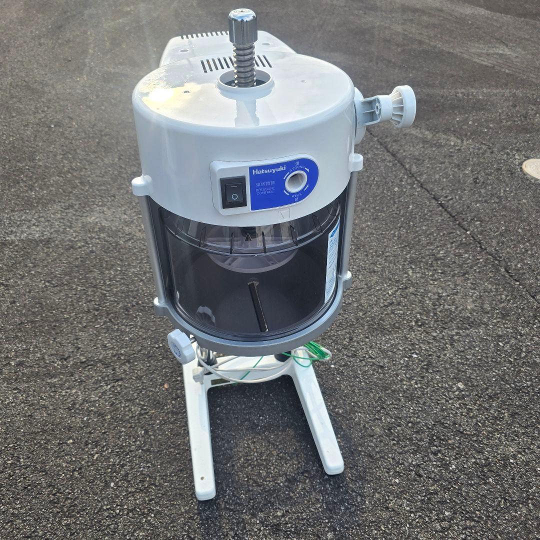 究極のかき氷機 初雪 HB600A 電動式 ブロック用 アイススライサー