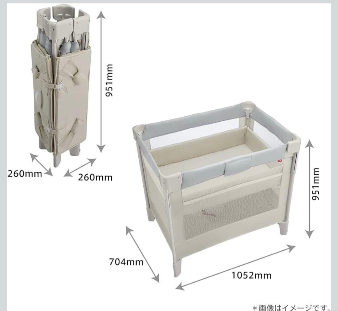 Aprica(アップリカ) ベビーベッド ココネルエアーAB ベビーサークル