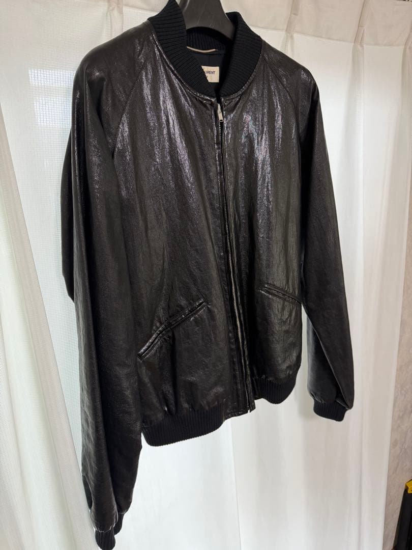 SAINT LAURENT コットンコーティングジャケット