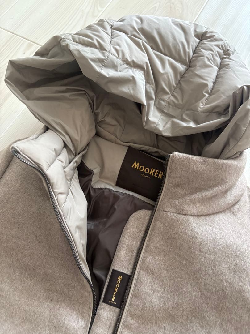パンダさん専用MOORER フード付きダウンジャケット ムーレー