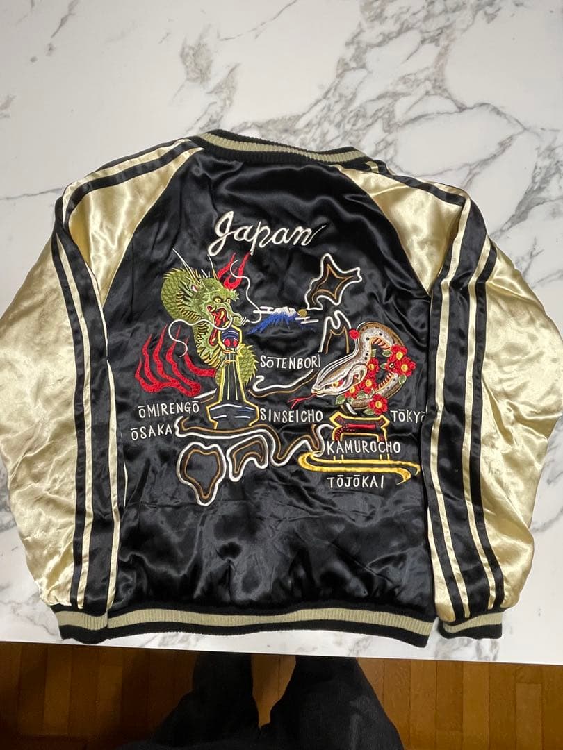 CROPPED HEADS×龍が如く スカジャン sizeL