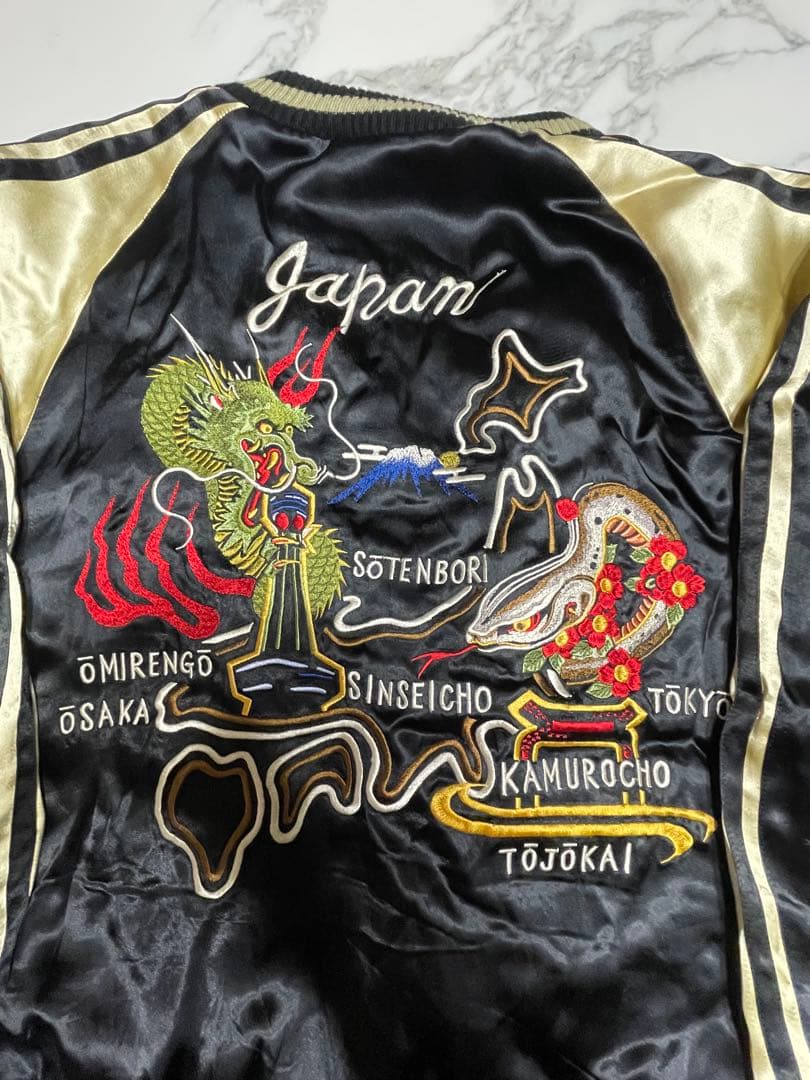 CROPPED HEADS×龍が如く スカジャン sizeL