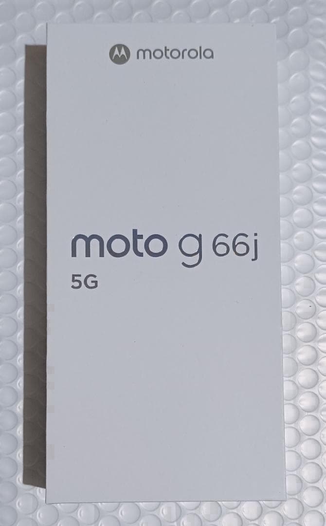最新 motorola moto g66j 5G グレーミスト 新品未使用品