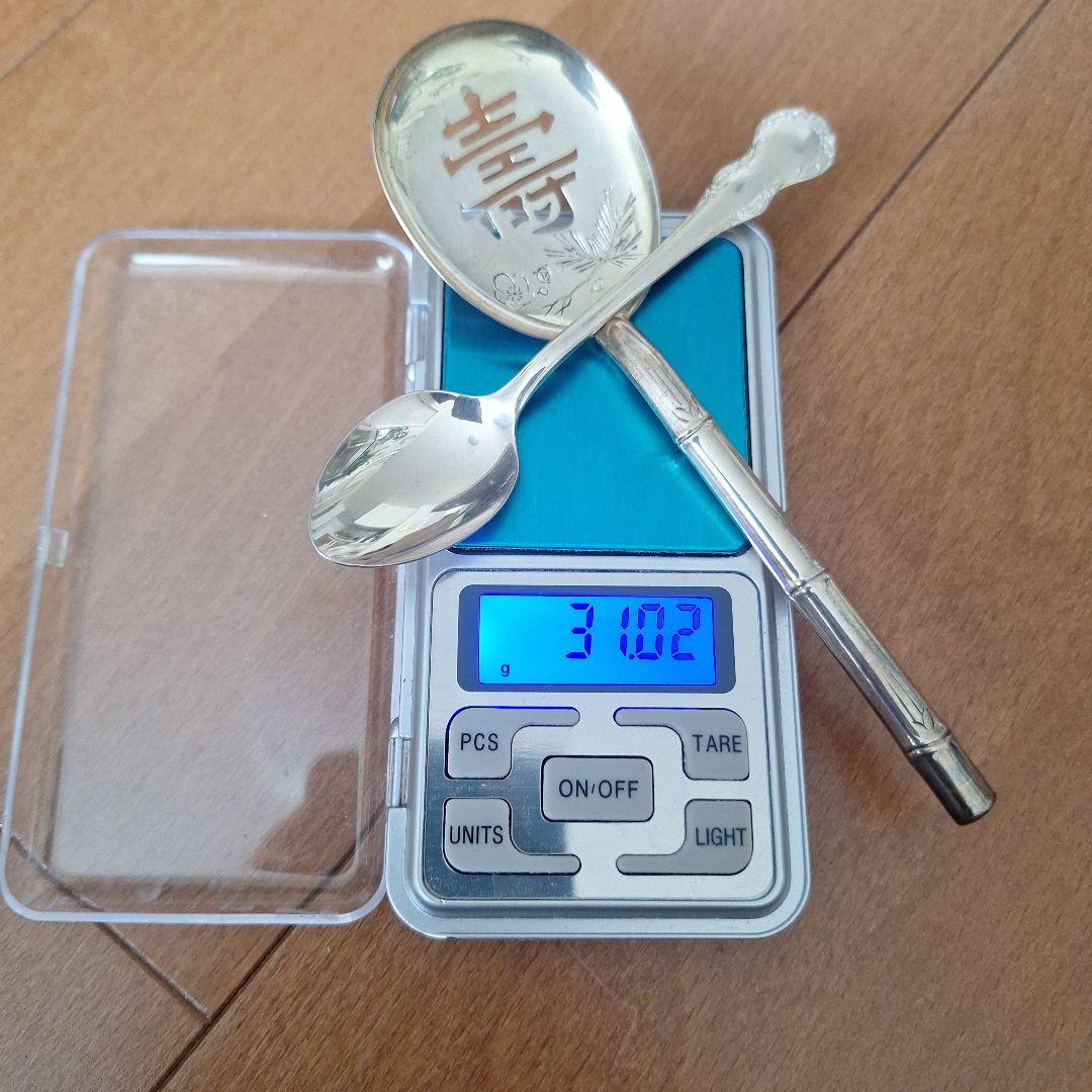 M*t様 銀製スプーン2本　シルバー925 スプーン 31.02g