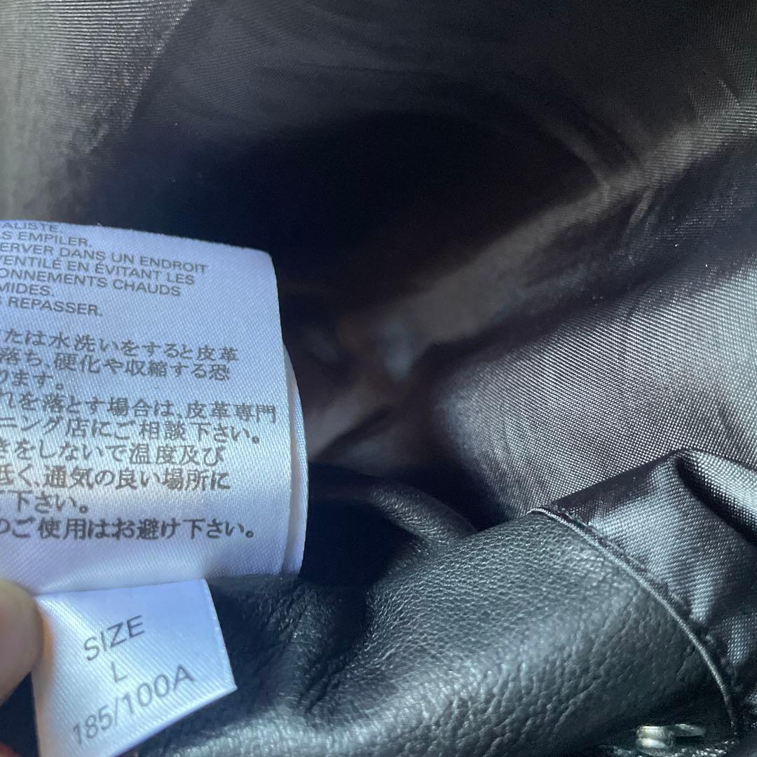 ディーゼル　ライダース　羊革　L