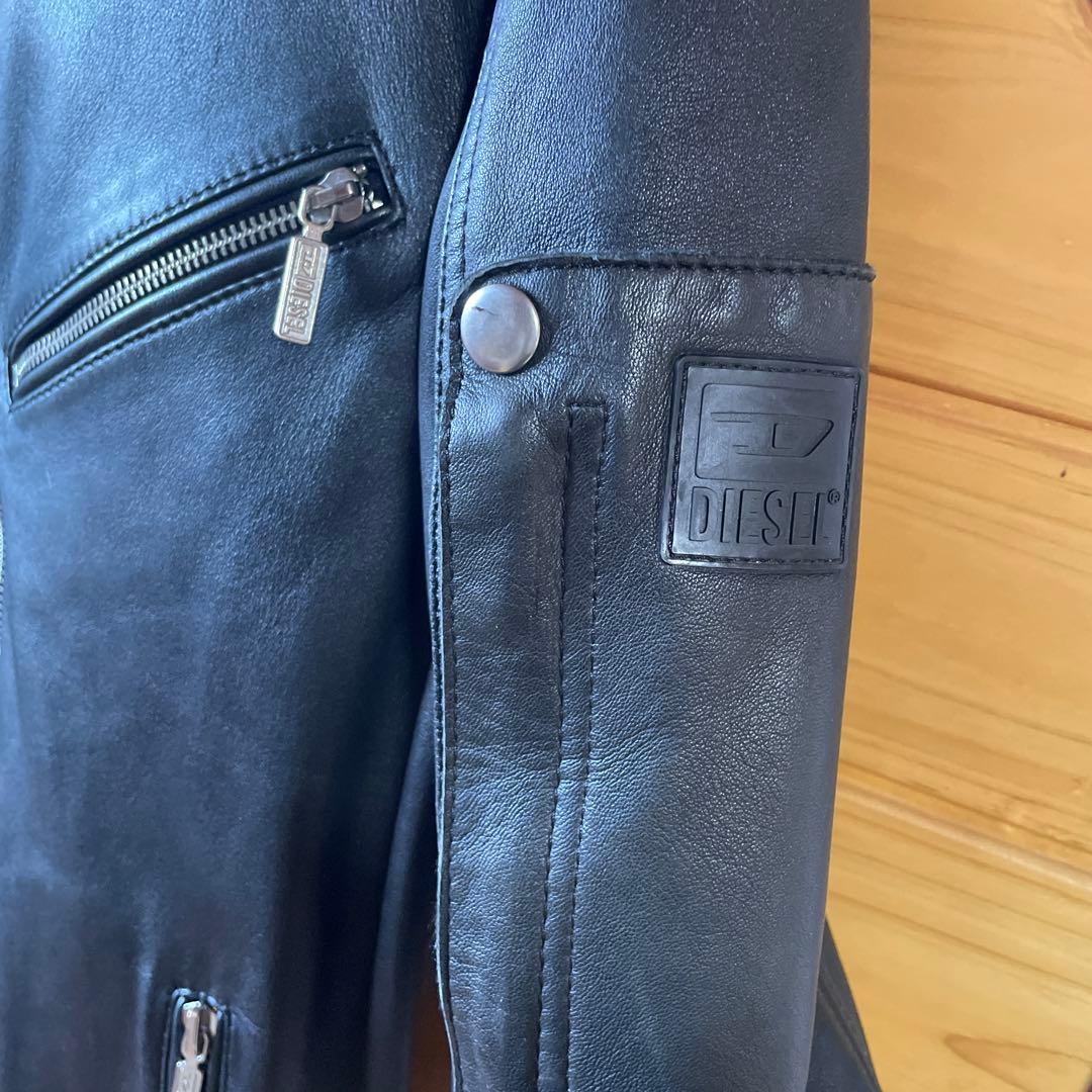 ディーゼル　ライダース　羊革　L