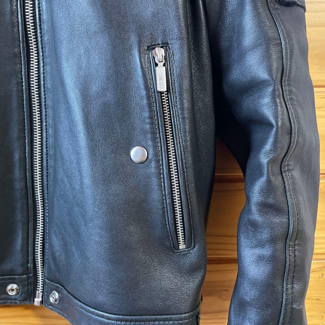 ディーゼル　ライダース　羊革　L