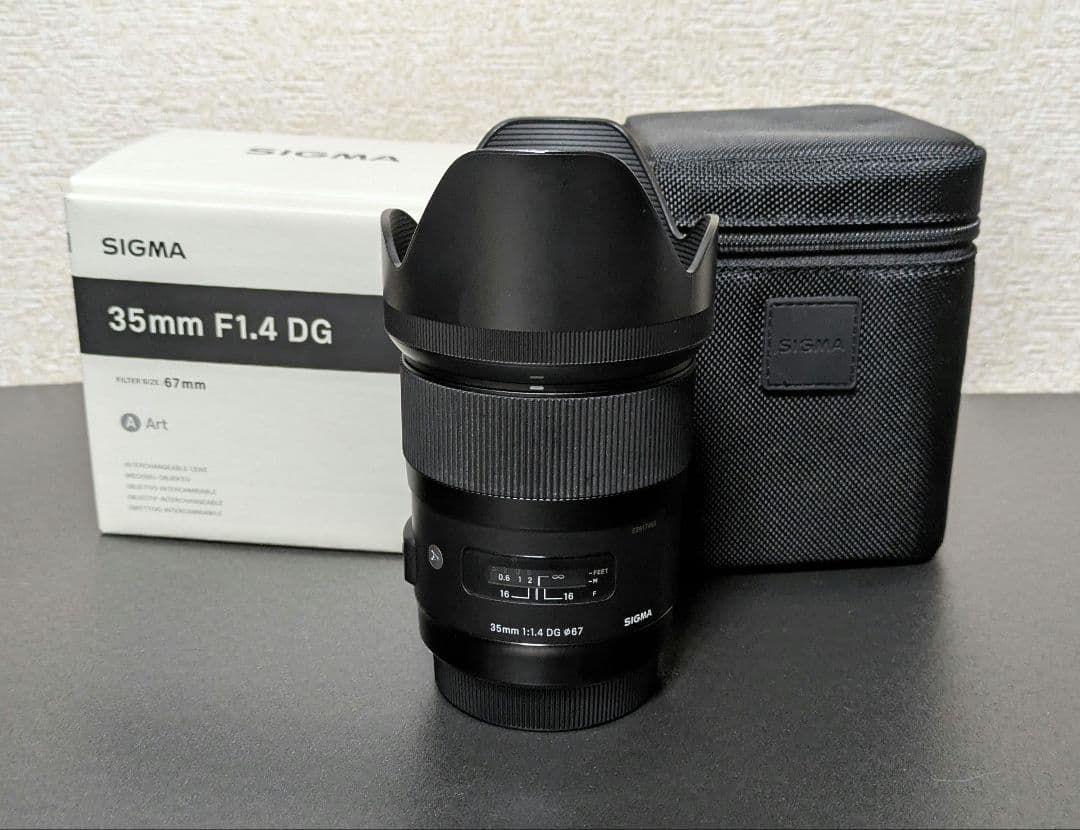 SIGMA 35mm F1.4 DG 単焦点レンズCanon EFマウント/箱付