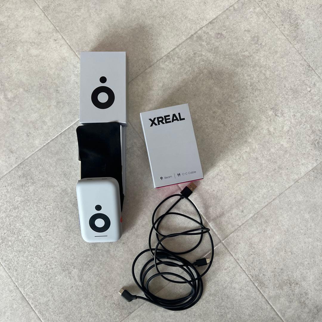 XREAL ブラック眼鏡 クリップ式レンズ付き　ａｉｒ２pro