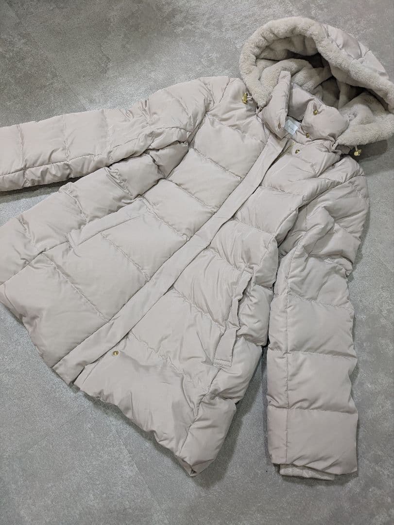 【美品】グローバルワーク ウツクシルエット 撥水ダウンコート L