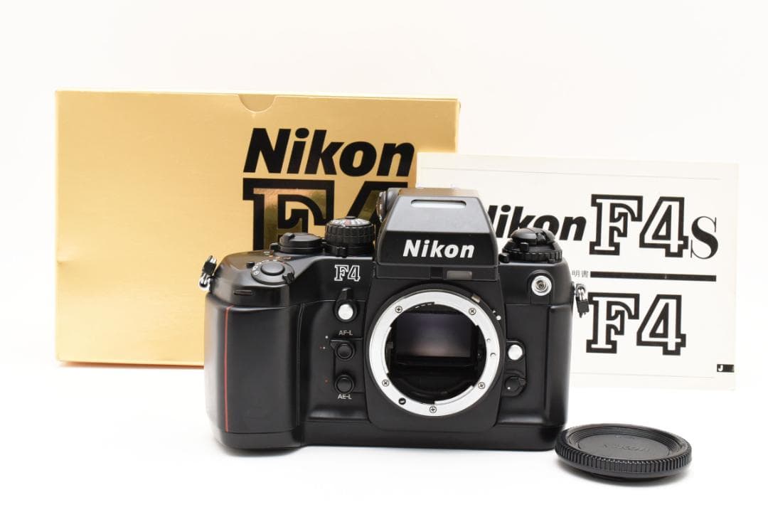 超美品 ニコン F4 MF-22 箱 説明書付 液晶漏れなし フィルム B536