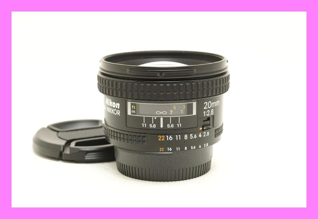 ニコン 広角 単焦点　Nikon AF NIKKOR 20mm F2.8