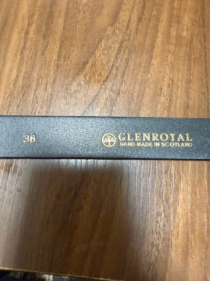 グレンロイヤル　ブラック　ベルト　サイズ36 美品