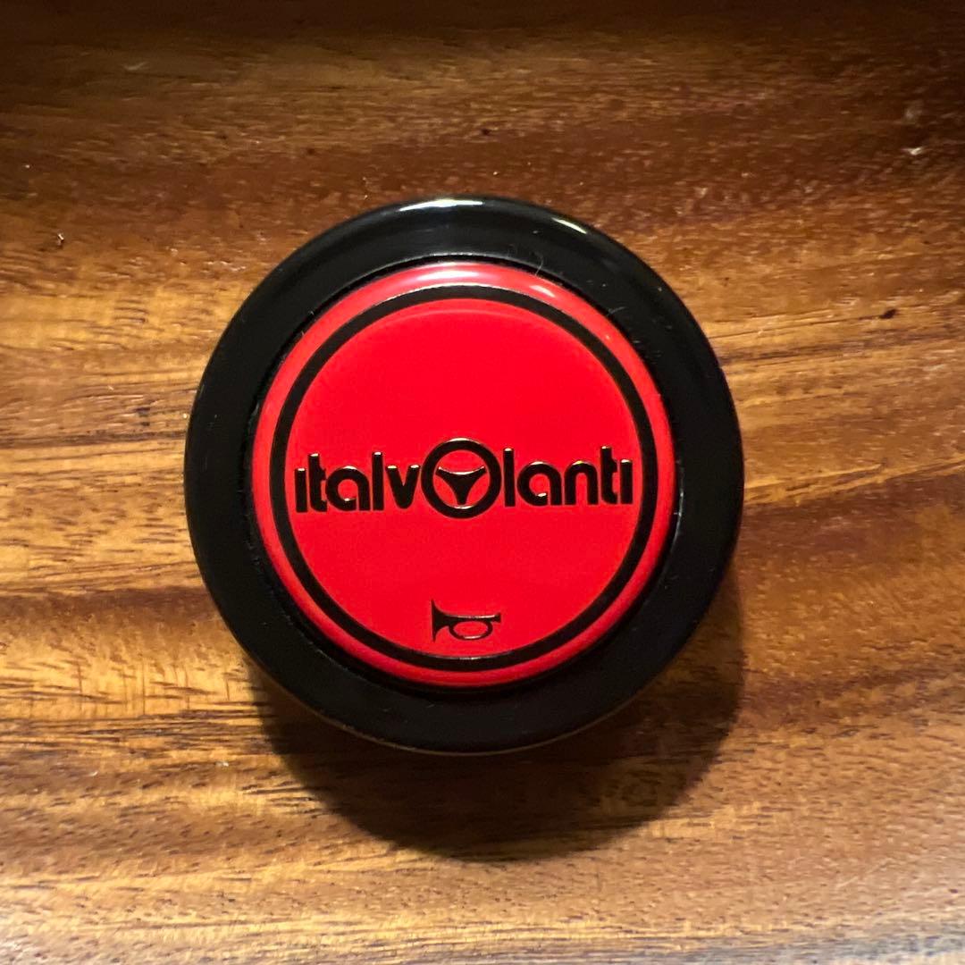 イタルボランテ 純正 ホーンボタン 赤 レッド メンテ済み 導通良好 正規品