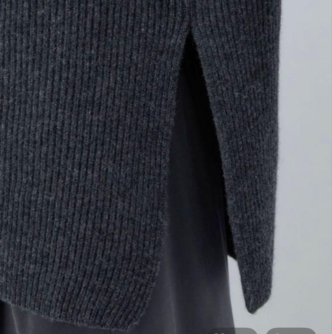 今季完売品★美品 Chaos カオス リズニット リブ編みタートルネックセーター