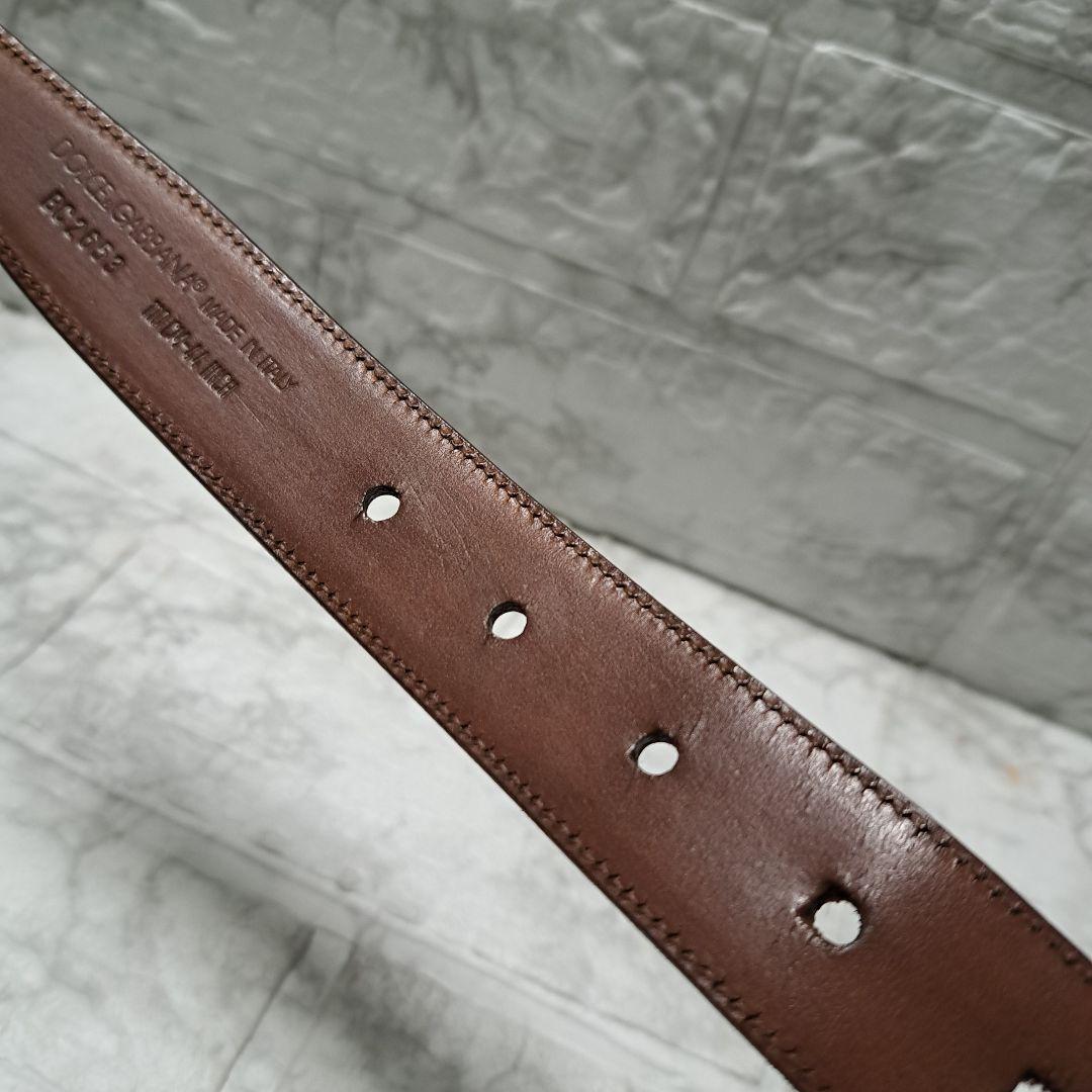 ✨️美品✨️ DOLCE&GABBANA D&G ベルト レザー ブラック