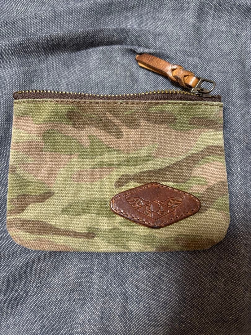 ダブルアールエル RRL 迷彩 ケース ポーチ