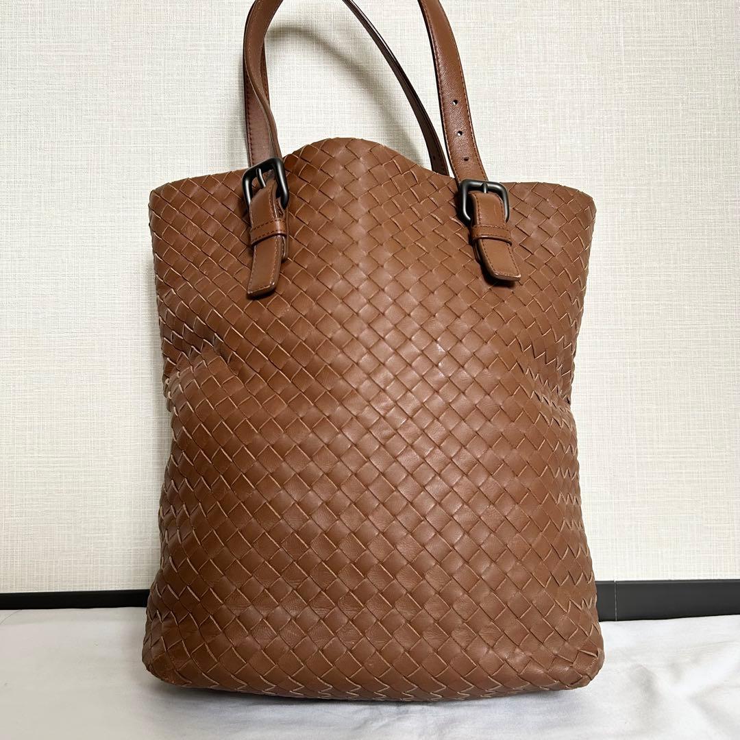■高級感■BOTTEGA VENETA イントレチャート　トートバッグ　ブラウン