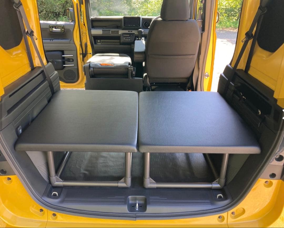 【車中泊に】N-VAN専用ベットキット（後用ハーフキット）