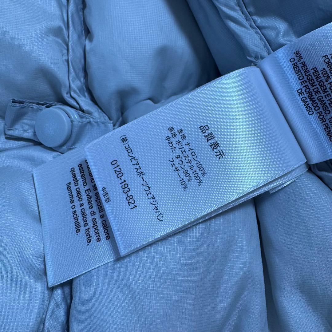 Columbia 00s puffy jacket ベージュLドローコード短丈