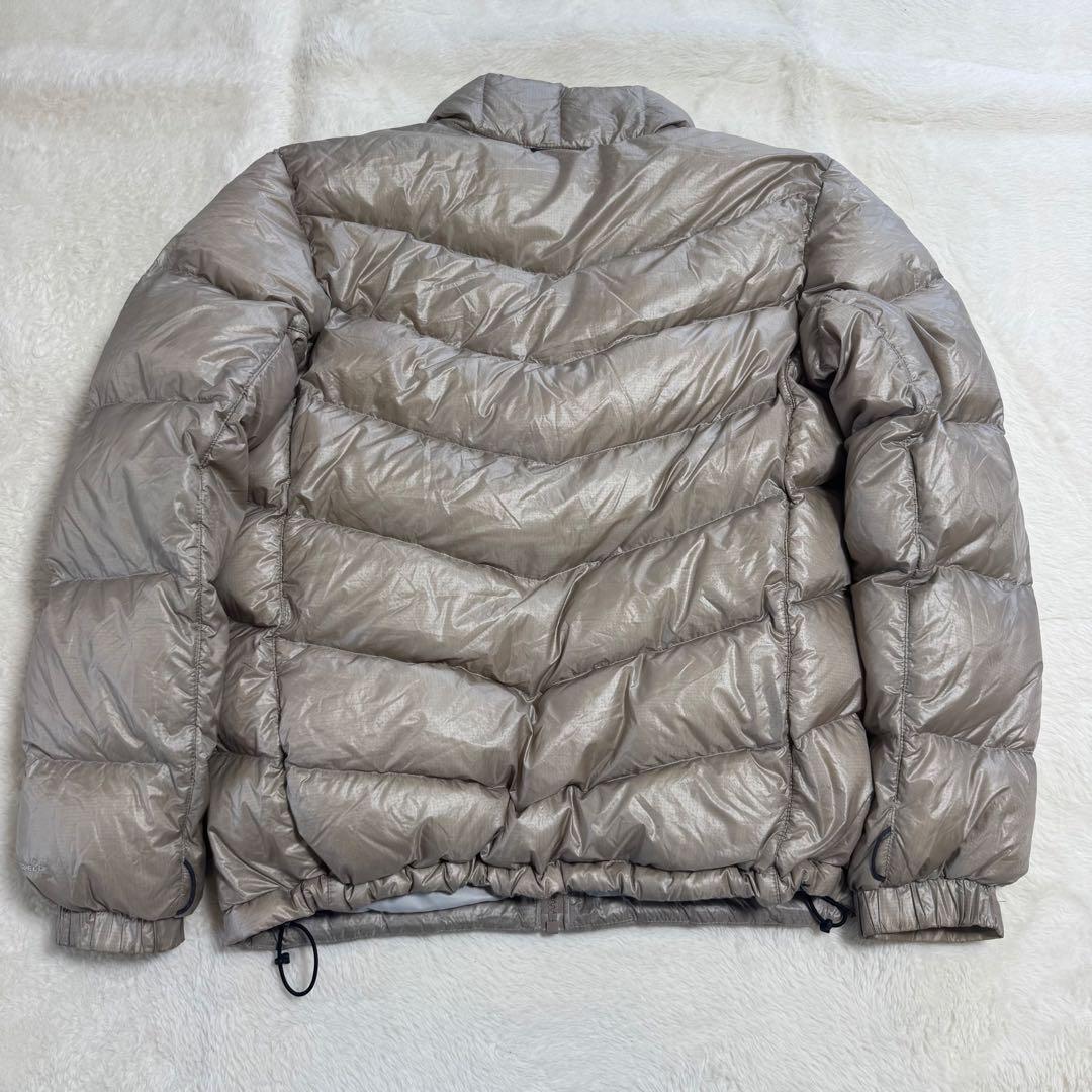Columbia 00s puffy jacket ベージュLドローコード短丈