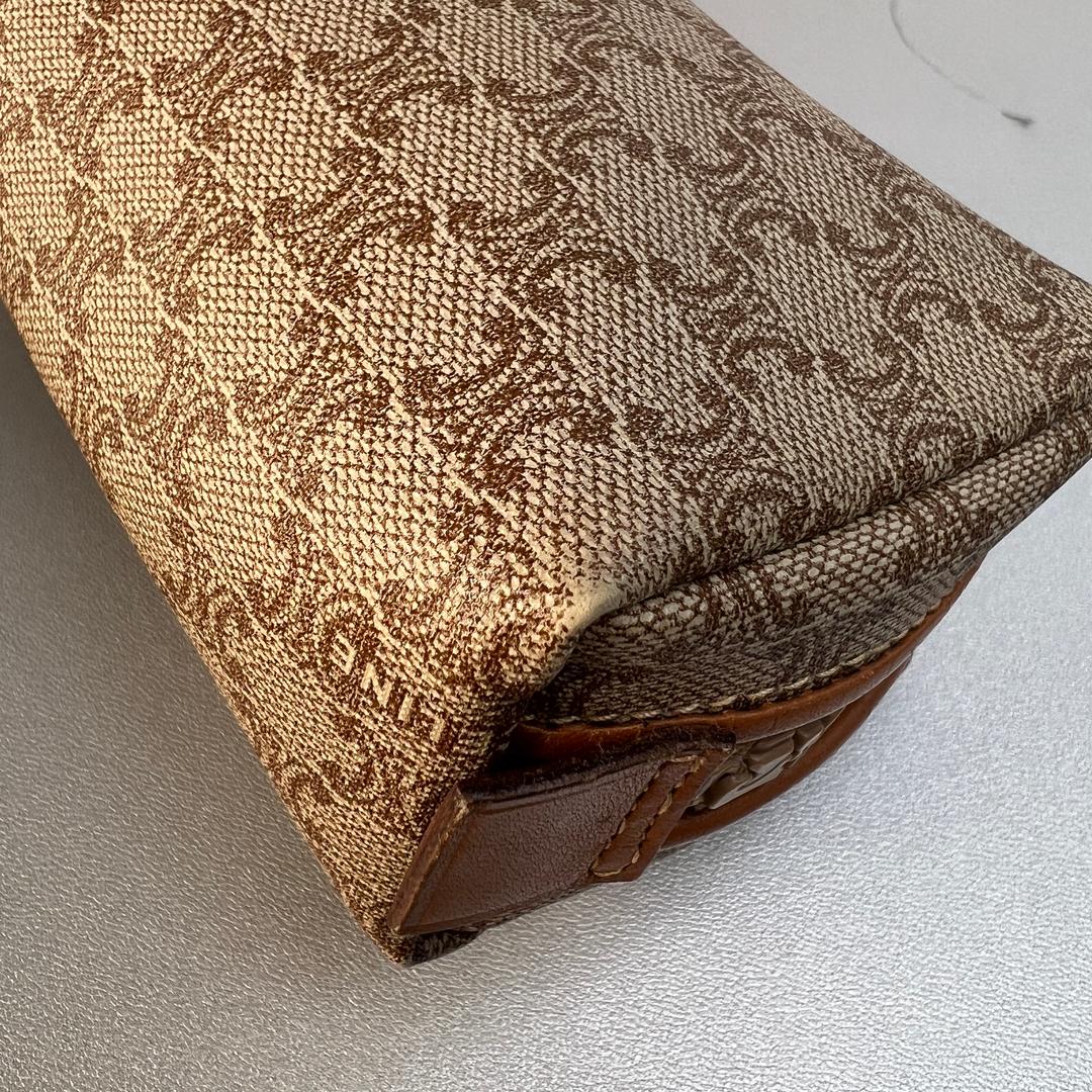 CELINE セリーヌ マカダム柄 ポーチ A-10916