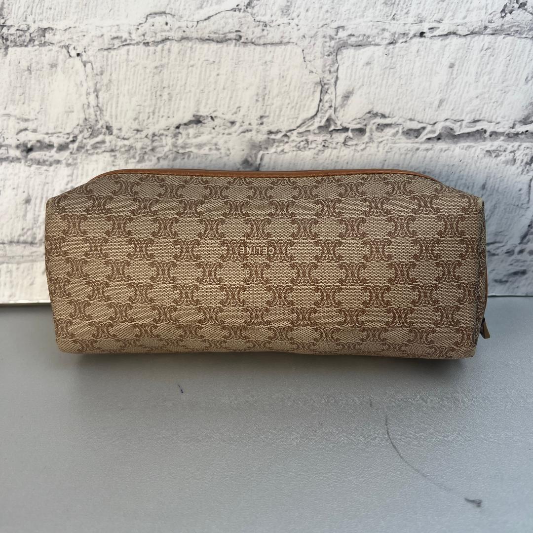 CELINE セリーヌ マカダム柄 ポーチ A-10916