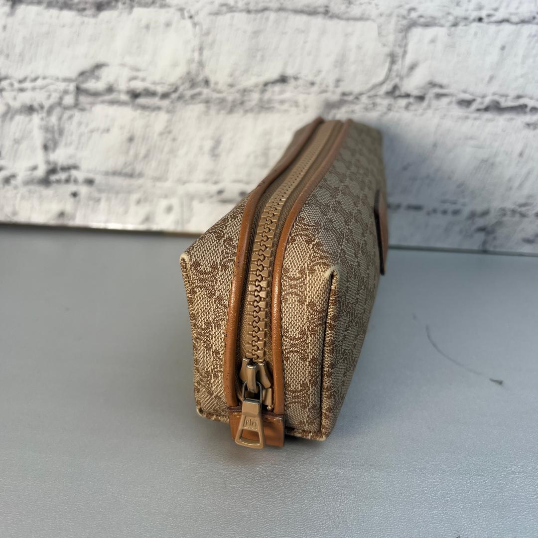 CELINE セリーヌ マカダム柄 ポーチ A-10916