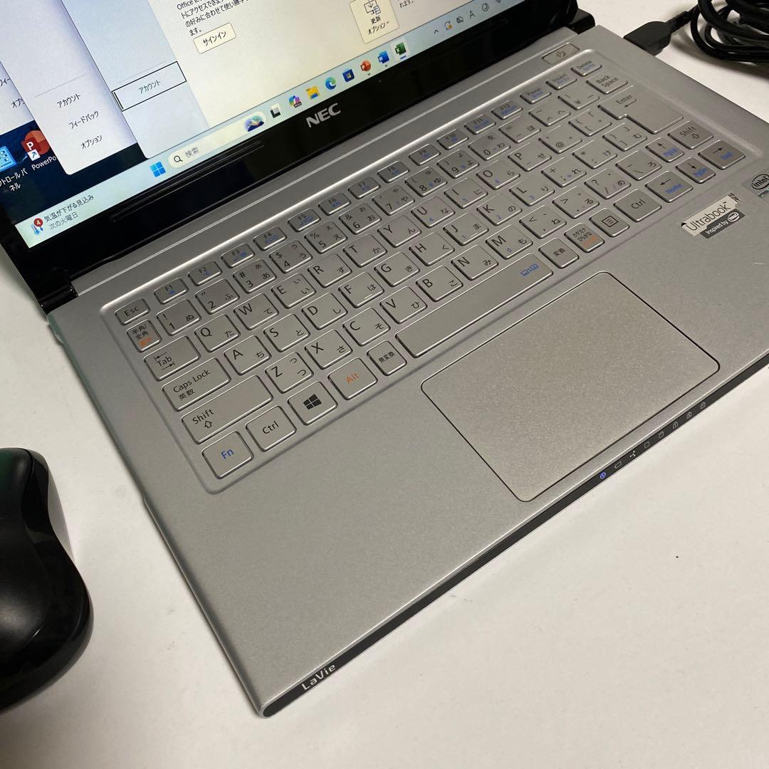 Windows11 オフィス2024年　Corei7 SSD 256GB NEC