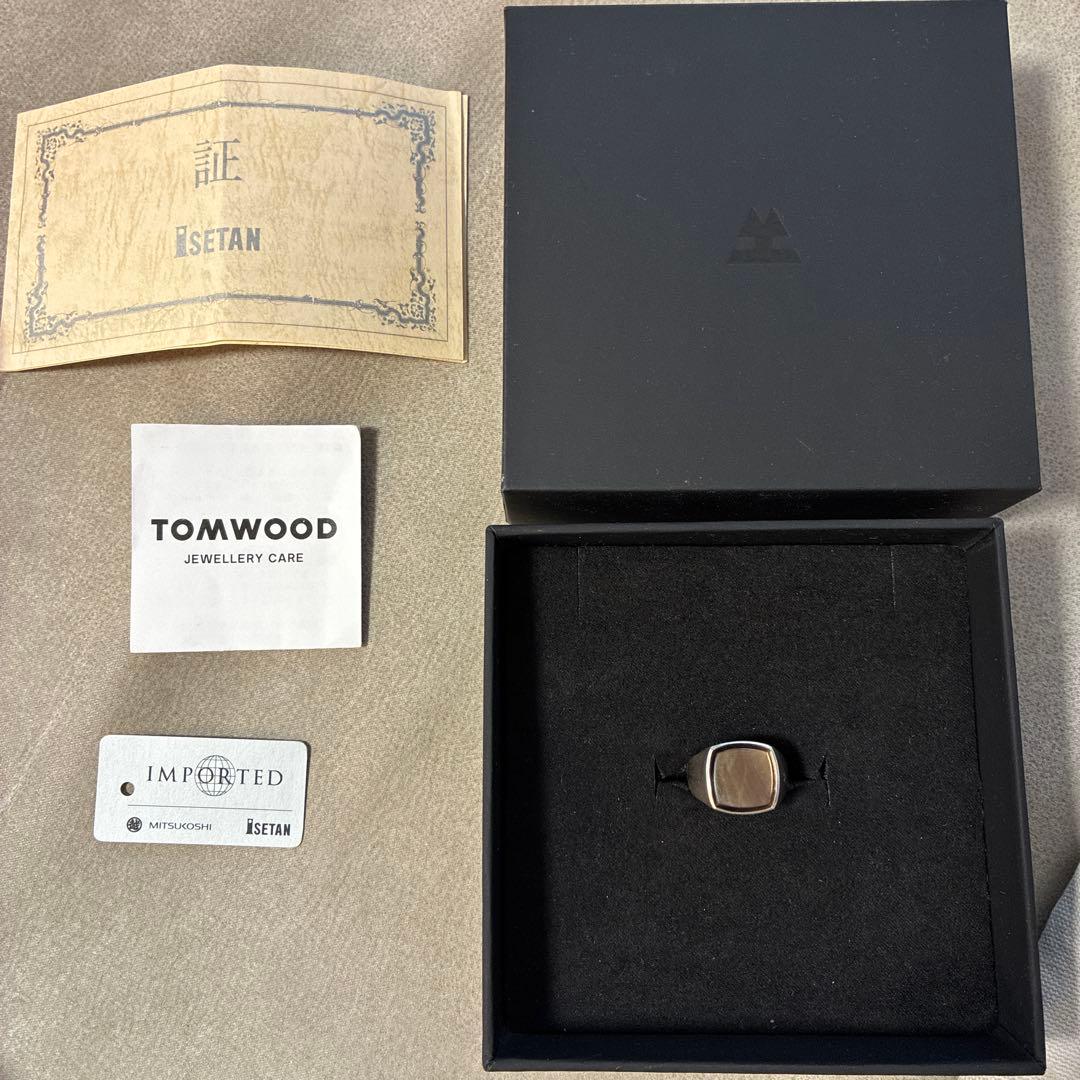 トムウッド　リング　指輪　シルバー　マザーオブパール