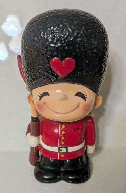 テディ　★激レア★　昭和レトロ　内藤ルネ　陶器　貯金箱　ヴィンテージ