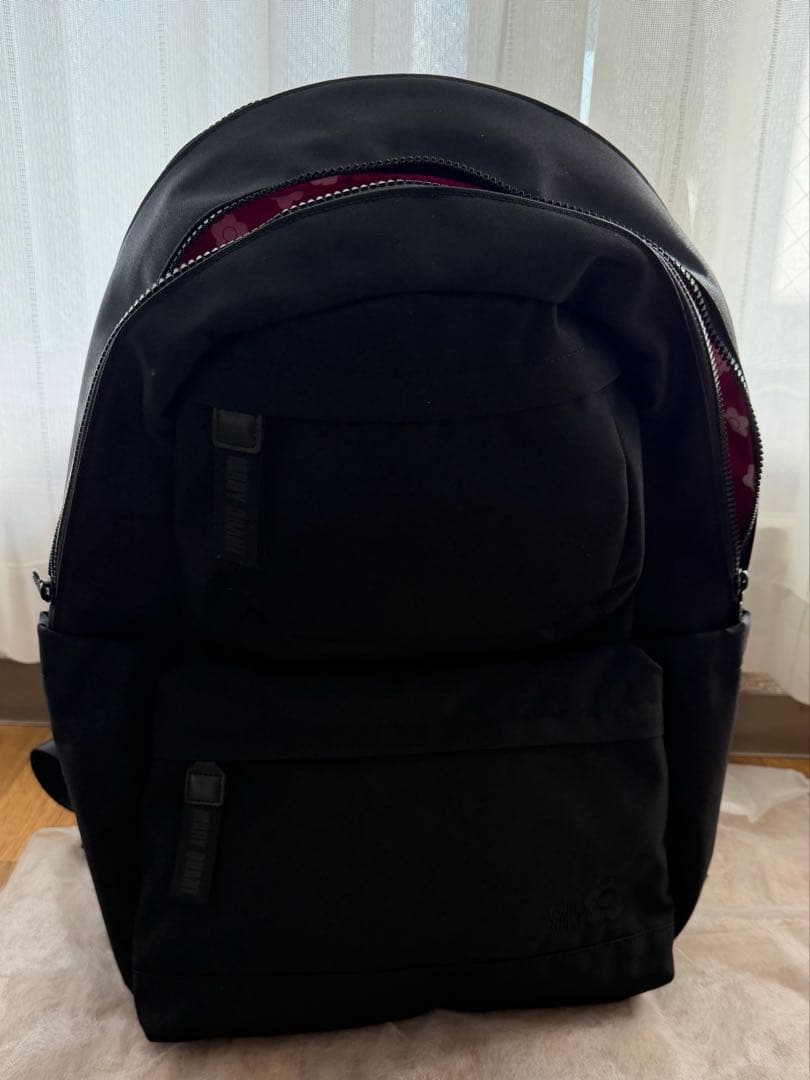 マリークワント　ブラックリュック・バックパック Ｌ