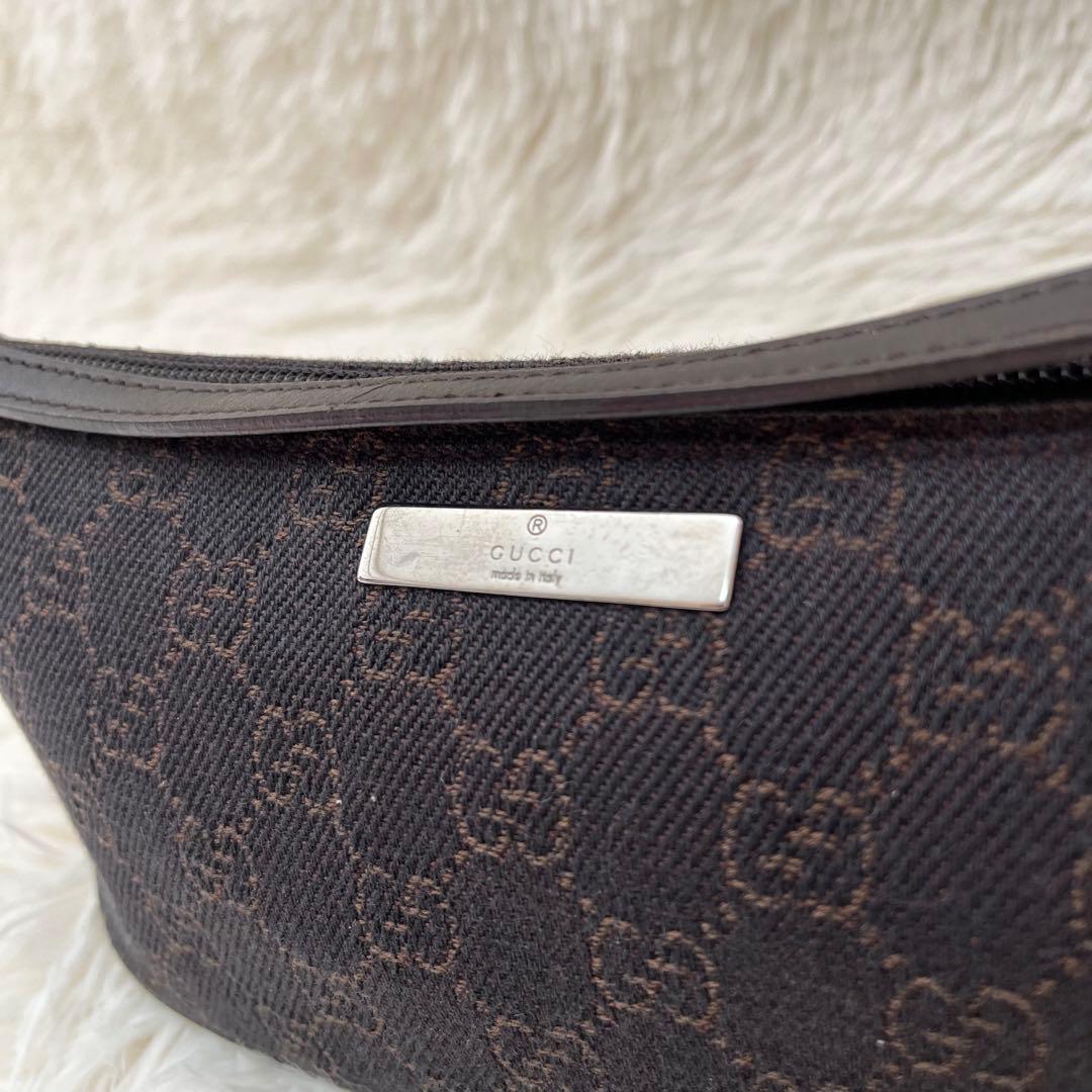 GUCCI GGキャンバス アクセサリーポーチ ミニバッグ