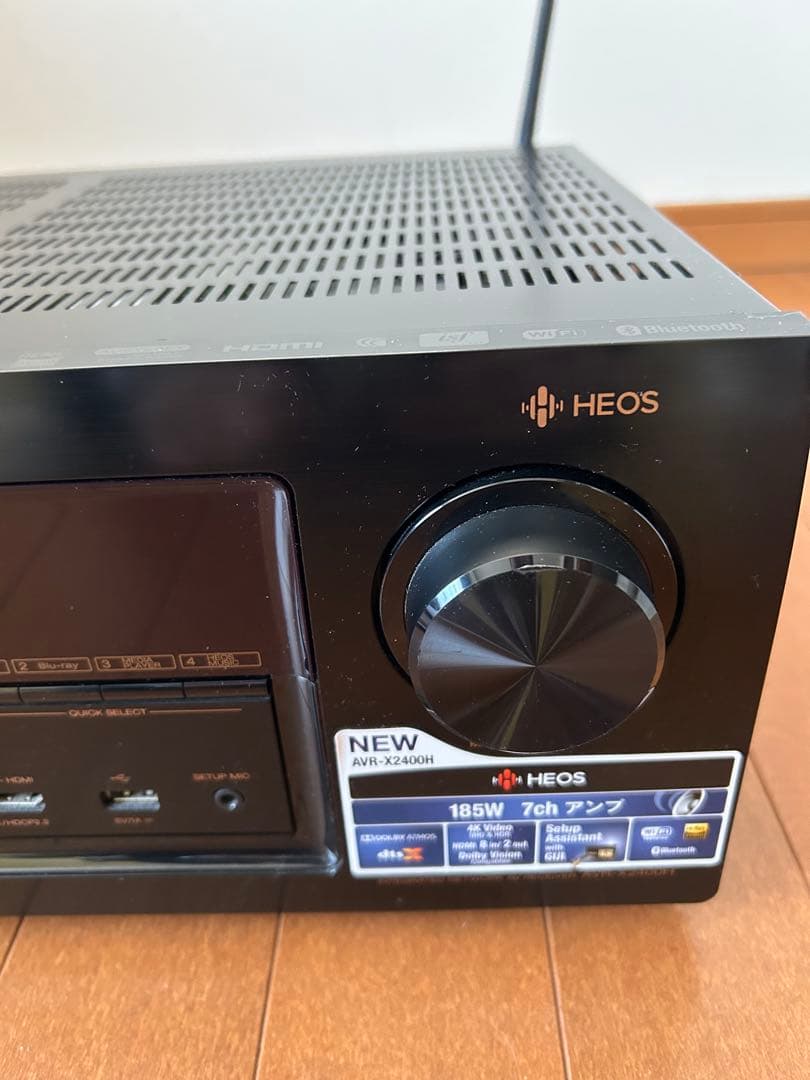 DENON AVR-X2400H 185W 7ch AVアンプ