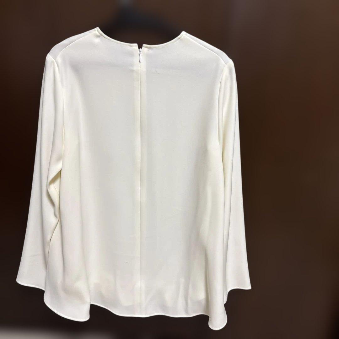 美品 YOKO CHAN フリル付き長袖シャツ