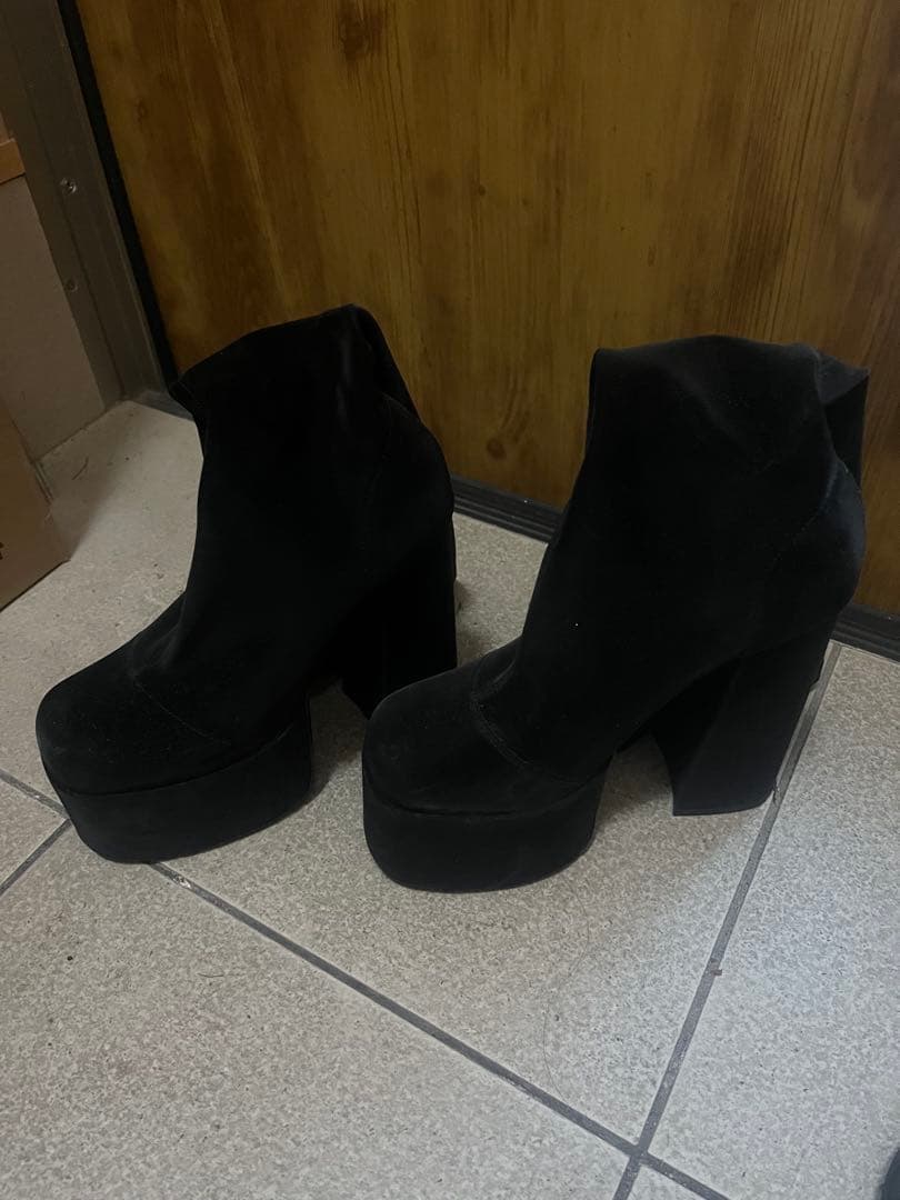 ダーリッチDarich スーパーストレッチレザーロングブーツ