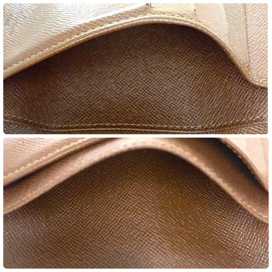 ルイ ヴィトン◎ヴィエノワ モノグラム がま口 二つ折り ブラウン 茶色 財布