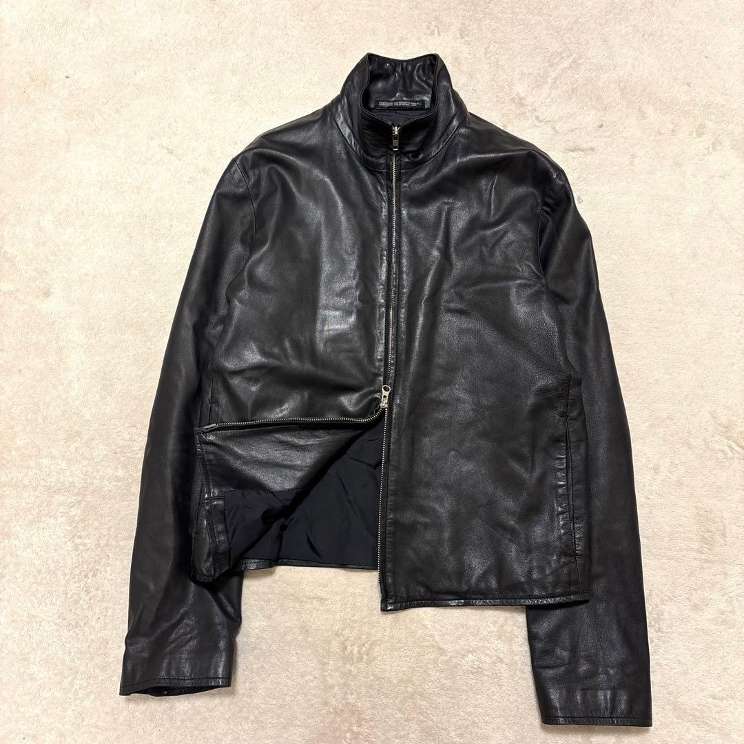 ジャケット・アウター 00s yohji yamamoto lamb lether jacket