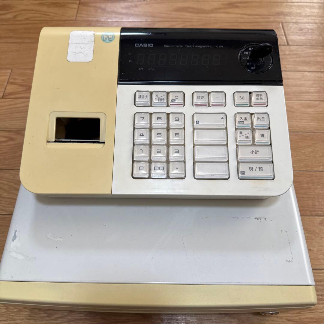 CASIO 電子レジスター110ER取扱説明書付き