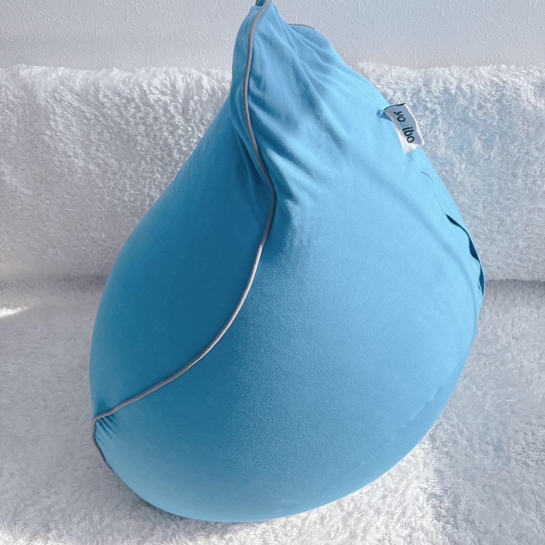 yogibo ヨギボー ラウンジャー アクアブルー 1人用 雫型