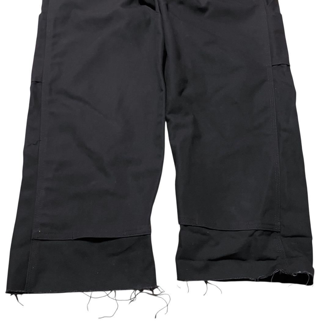 耐カーハートダックオーバーオールブラウンUSA古着ワークつなぎ