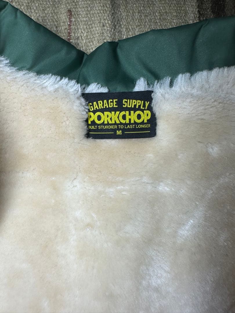 PORKCHOP ナイロンジャケット Mサイズ オリーブ 希少