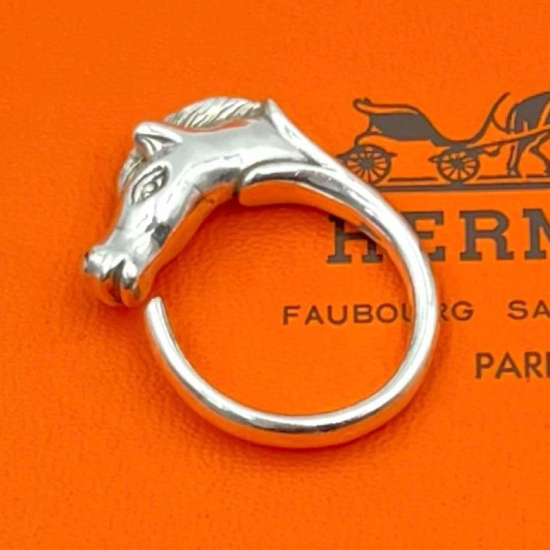 HERMES エルメス ジュバル ホース リング シルバー 指輪