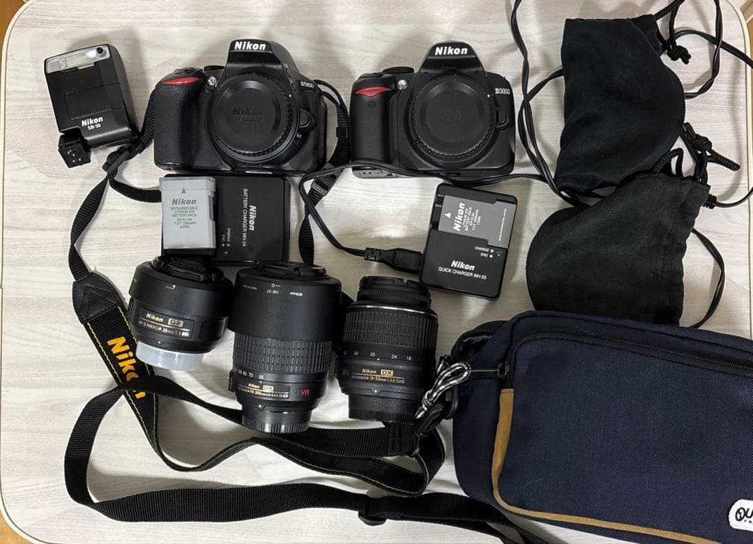 ✨*✨様 Nikon D5600 & D3000 レンズ3本・スピードライト付