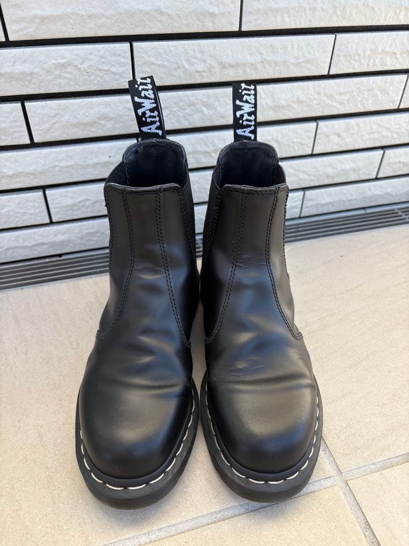 ドクターマーチン 2976 ホワイトステッチ チェルシーブーツ UK6